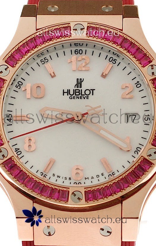 Hublot Gold Big Bang Red Tutti Fruitti Quartz 3