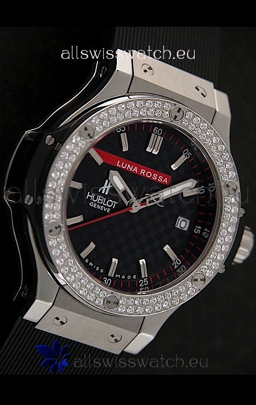 IMG_9086 Hublot Luna Rossa Quartz in Diamond Plated 3
