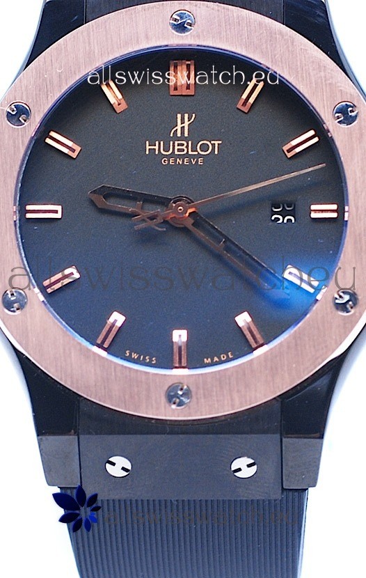 IMG_9086 Hublot Classic Fusion Rose Gold Double Plated Bezel 3