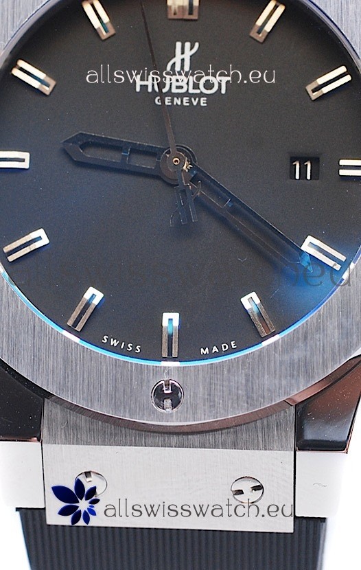 IMG_9086 Hublot Classic Fusion Silver in Steel Case 3