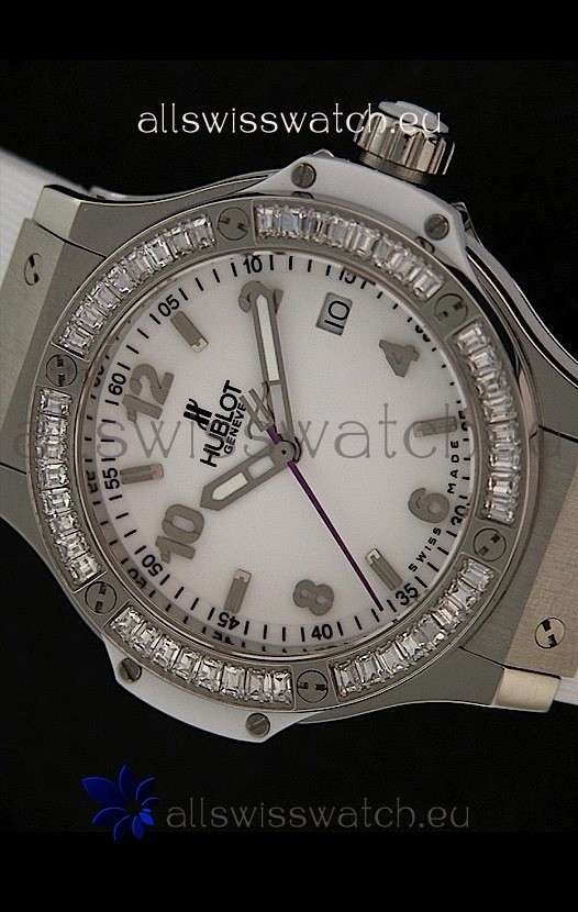 IMG_9086 Hublot Big Bang King Quartz in White Dial 3