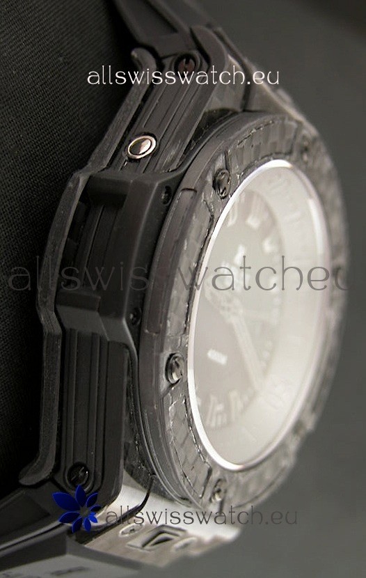 IMG_9086 Hublot Diver 4000mFull Carbon Black Dial 3