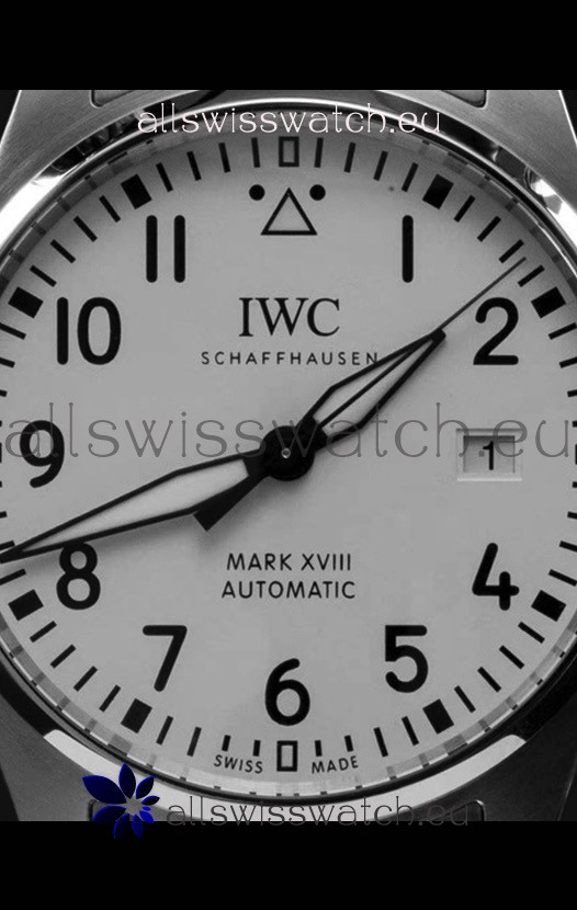 IMG_9086 IWC MARK XVIIIin 904L Steel White Dial 40MM - 1:1 Mirror 3