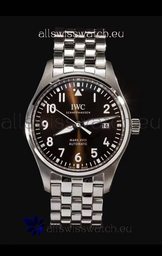 IMG_9086 IWC MARK XVIII Antoine de Saint-Exupéry Edition in 904L Brown Dial 40MM - 1:1 Mirror 3