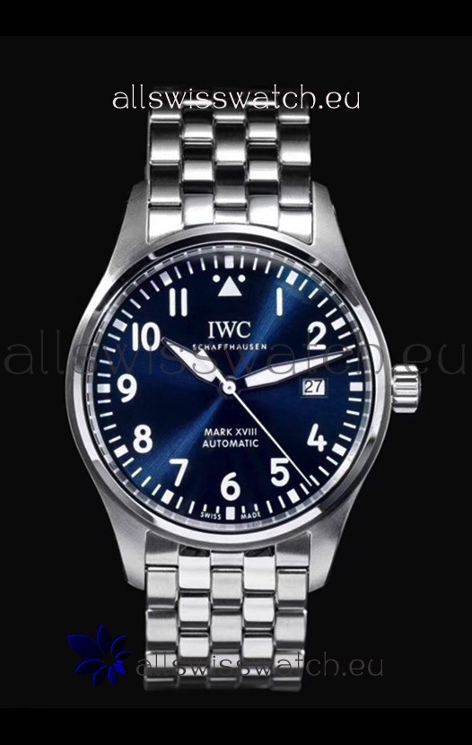 IMG_9086 IWC MARK XVIII Le Petit Prince Edition in 904L Steel Blue Dial 40MM - 1:1 Mirror 3