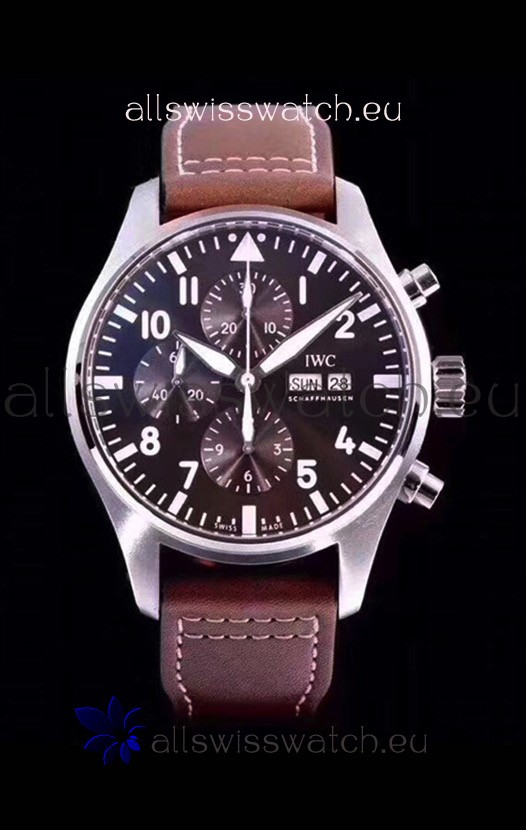 IMG_9086 IWC Pilot's Chronograph IW377713 Antoine De Saint Exupéry 904L Steel 1:1 Mirror 3