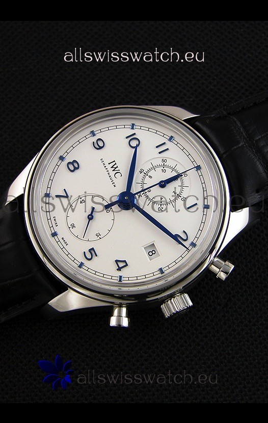 IMG_9086 IWC Portugieser Chronograph Classic IW390302 White Dial 3