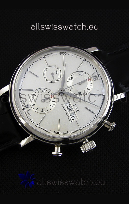 IMG_9086 IWC Portofino Chronograph IW391007 White Dial 1:1 Mirror 3