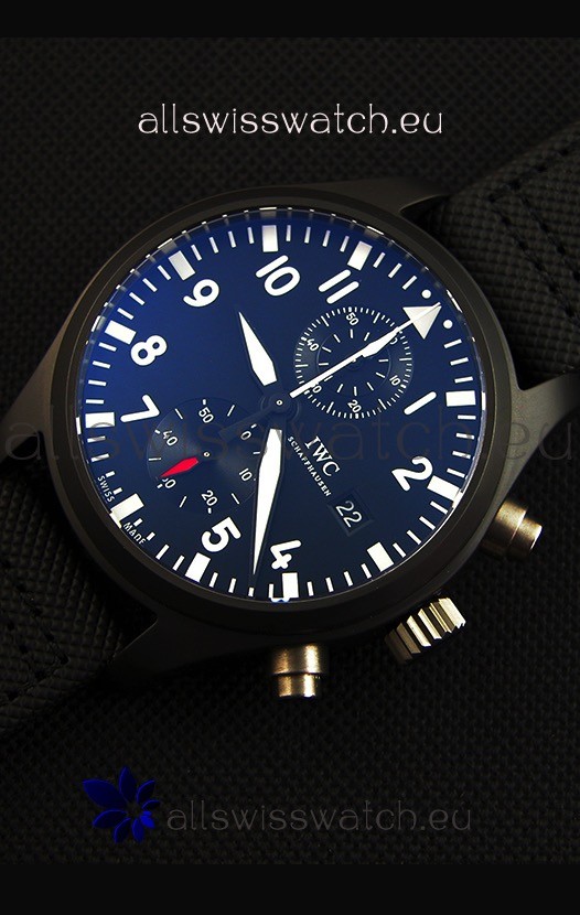 IMG_9086 IWC Pilot's Top Gun Chronograph IW389001 1:1 Ceramic Case Ultimate Mirror 3