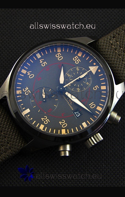 IMG_9086 IWC Pilot's Chronograph Top Gun Miramar IW389002 Ceramic Anthracite Dial 1:1 Mirror 3