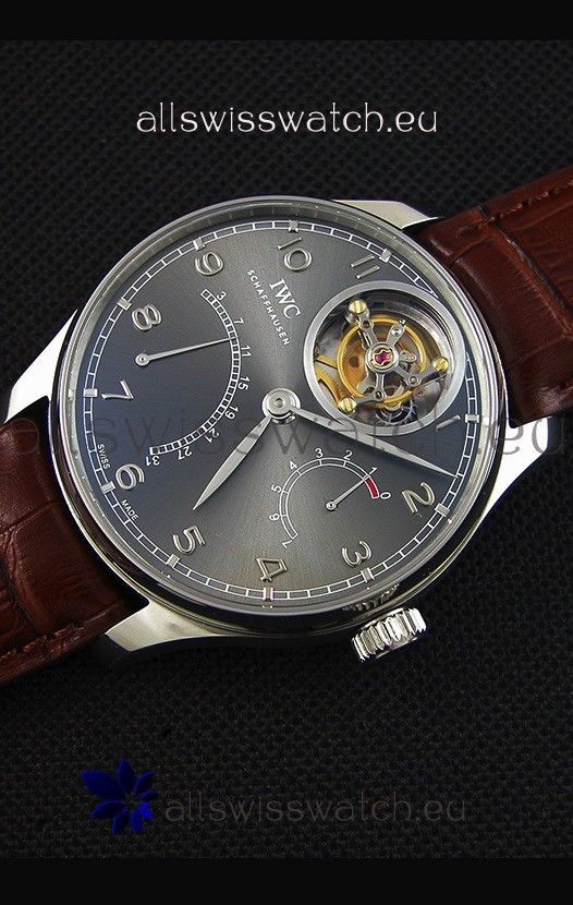 IWC Portugieser Tourbillon Mystere Retrograde Silver Dial UPDATED 2019 Version  3