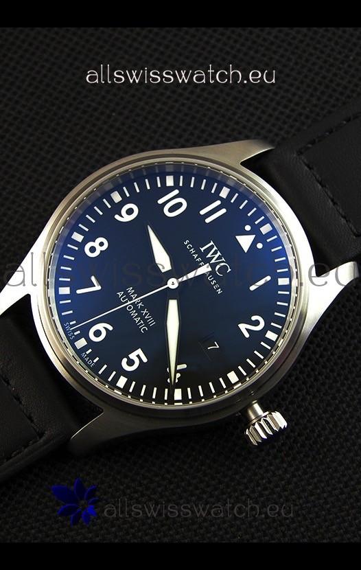 IMG_9086 IWC Pilot's MARK XVIII IW327009 Black Dial1:1 Mirror Edition 3
