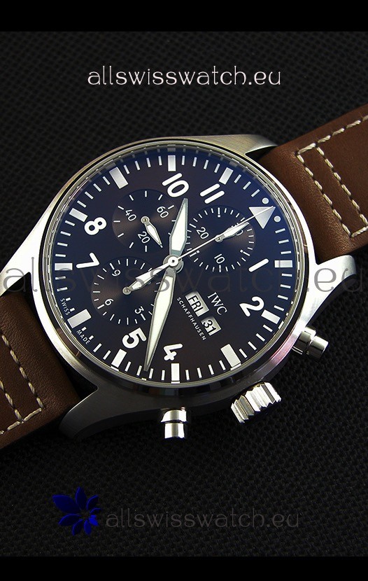 IMG_9086 IWC Pilot's Chronograph IW377713 Antoine De Saint Exupéry1:1 Mirror 3