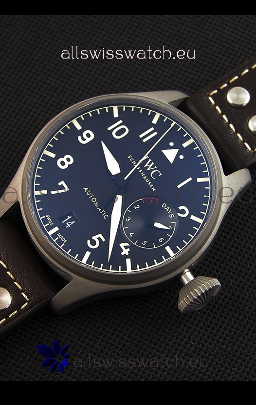 IMG_9086 IWC Big Pilot's IW501004 Heritage Titanium - Functional Power Reserve 1:1 Mirror 3