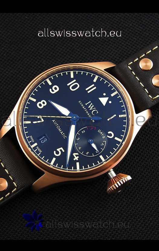 IMG_9086 IWC Big Pilot's IW501005 Heritage- Functional Power Reserve 1:1 Mirror 3
