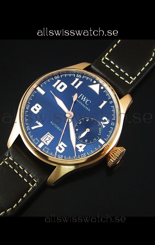 IMG_9086 IWC Big Pilot Rose Gold - Functional Power Reserve 1:1 Mirror 3