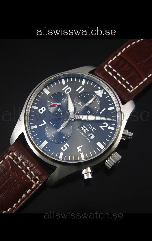 IMG_9086 IWC IW377719 Pilot's Chronograph Spitfire 1:1 Mirror Updated Version 3