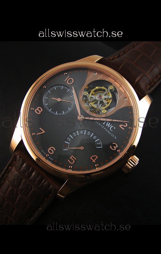 IMG_9086 IWC IW504602 Portugieser Tourbillon Rose Gold in Grey Dial 3