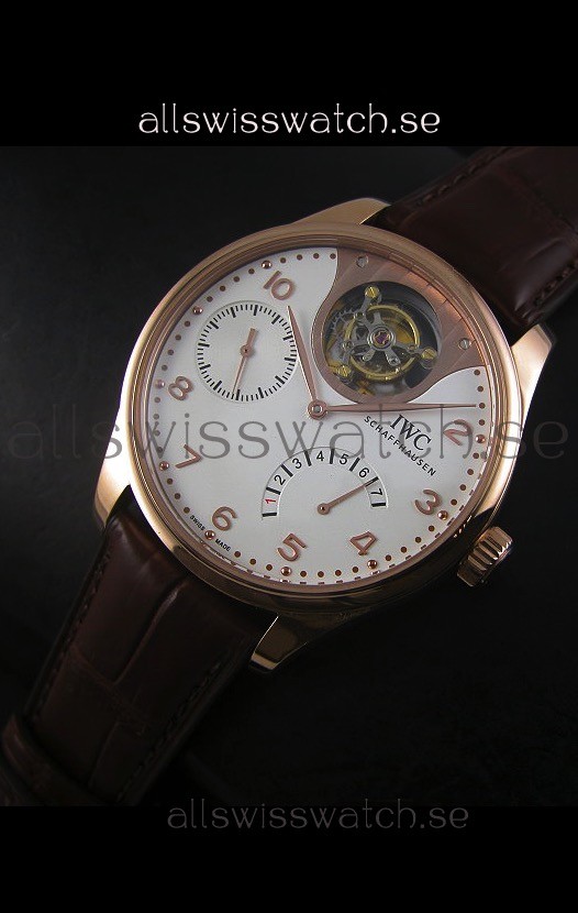 IMG_9086 IWC Portugieser Tourbillon Rose Gold in White Dial 3