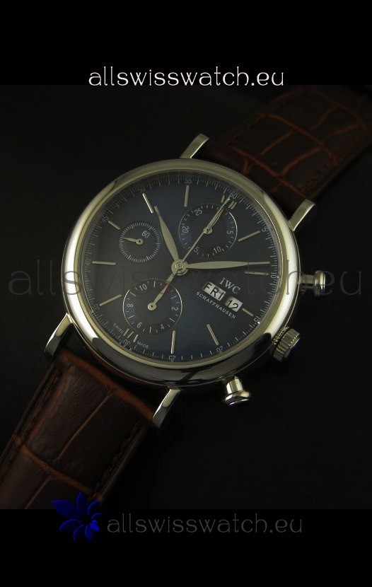 IMG_9086 IWC Portofino Chronograph in Steel Case Grey Dial 3
