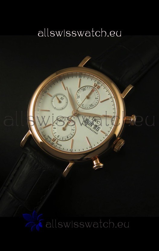 IMG_9086 IWC Portofino Chronograph in Rose Gold Case White Dial 3
