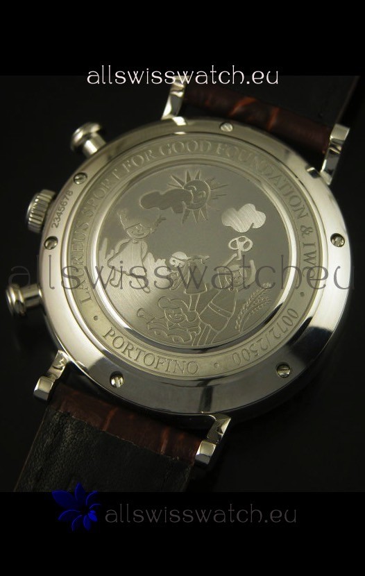 IWC Portofino Chronograph in Rose Gold Case Grey Dial 3