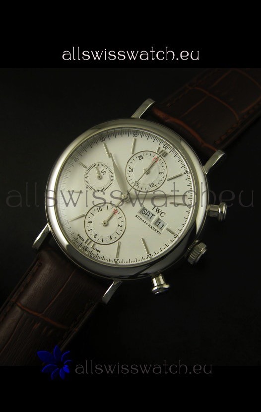 IMG_9086 IWC Portofino Chronograph in Steel Case White Dial 3