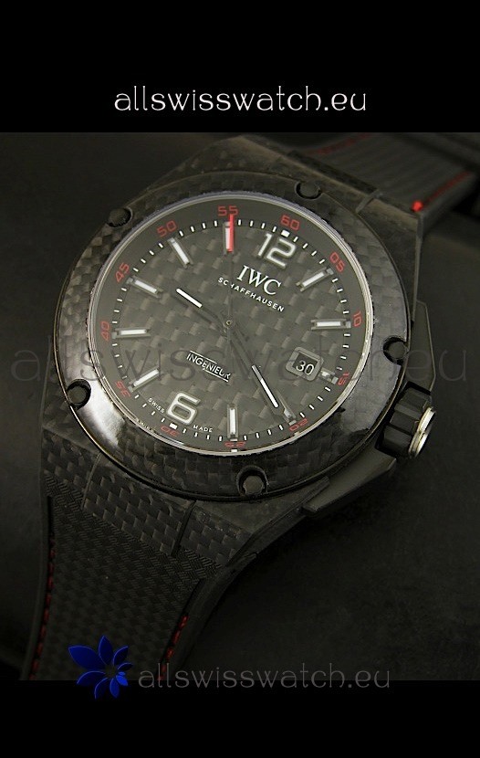 IMG_9086 IWC Ingenieur Carbon Casingin Black Carbon Dial 3