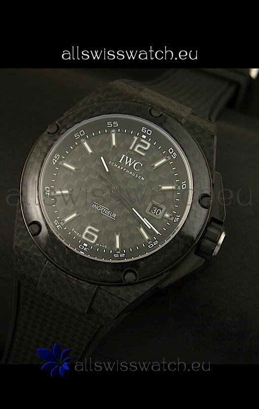 IMG_9086 IWC Ingenieur Carbon Casingin Black Carbon Dial 3