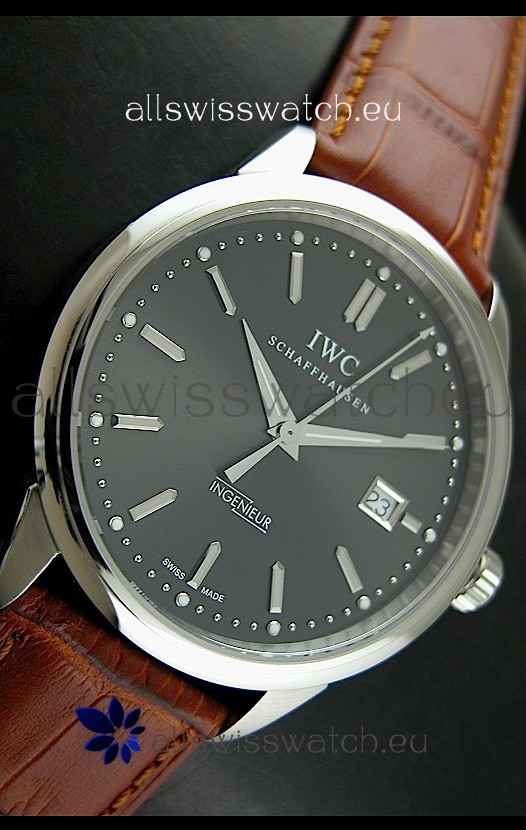 IMG_9086 IWC Schaffhausen Ingenuier Vintage Automatic in Grey Dial 3