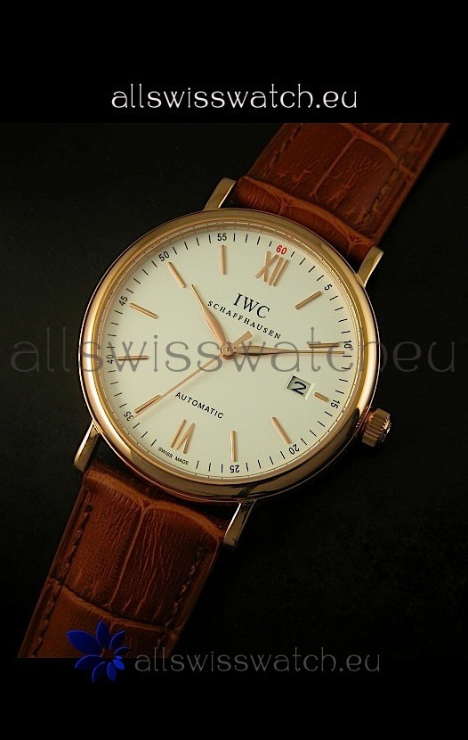 IMG_9086 IWC Portofino Automatic Pink Gold Top Grade 3