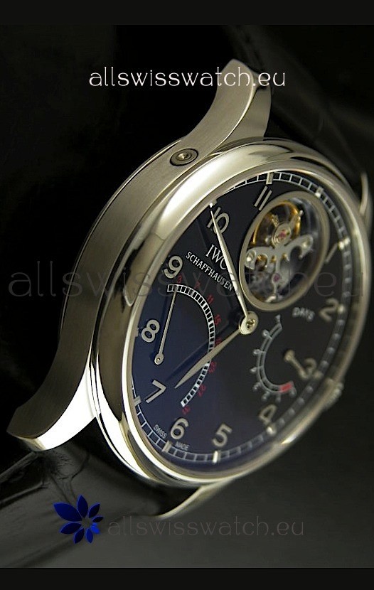 IMG_9086 IWC Portugese Mystere TourbillonSwiss in Black Dial 3