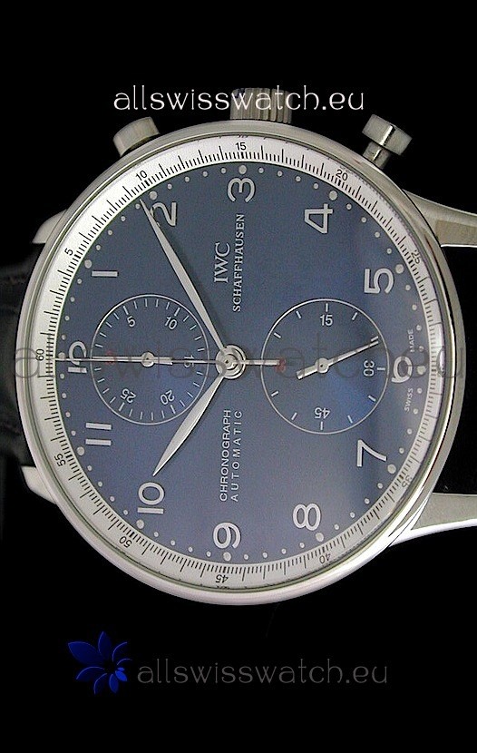 IMG_9086 IWC Portuguese Chronographin Blue Dial 3