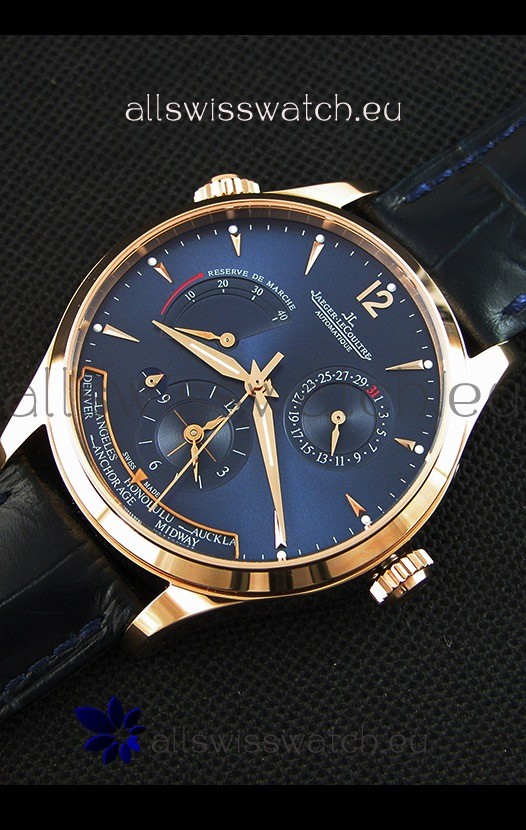 IMG_9086 Jaeger LeCoultre Master Geographic Power Reserve Pink Gold 3