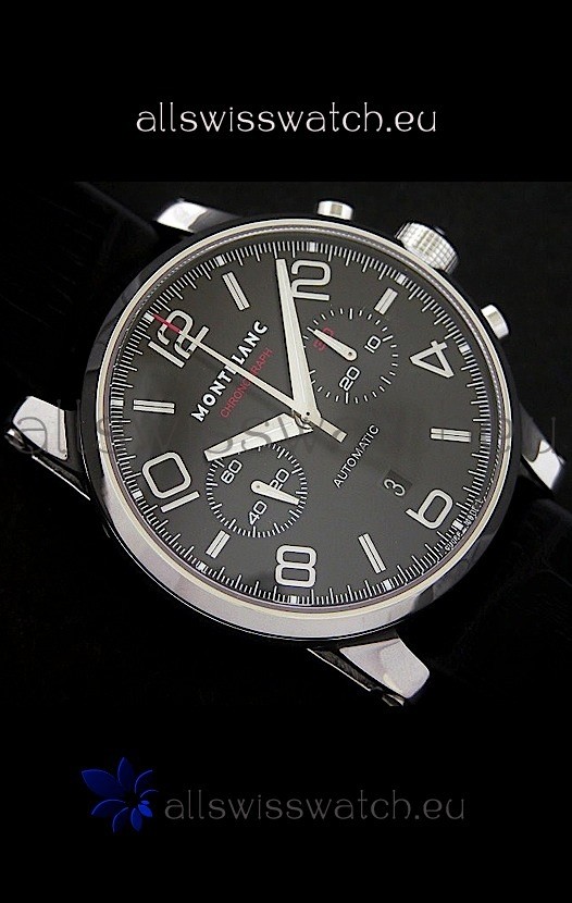 IMG_9086 Mont Blanc Meisterstuck Timewalker in Black Dial 3
