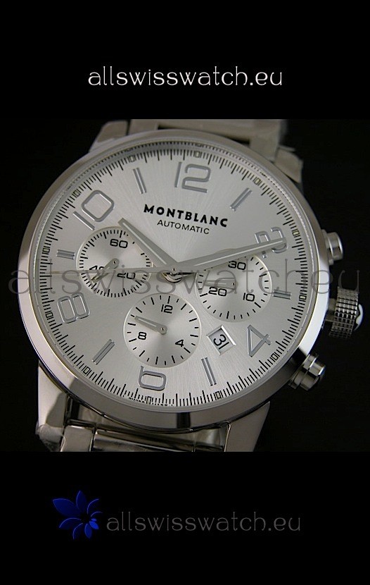 IMG_9086 Mont Blanc Timewalker Ceramic Strap Inlays in White - 1:1 Mirror 3