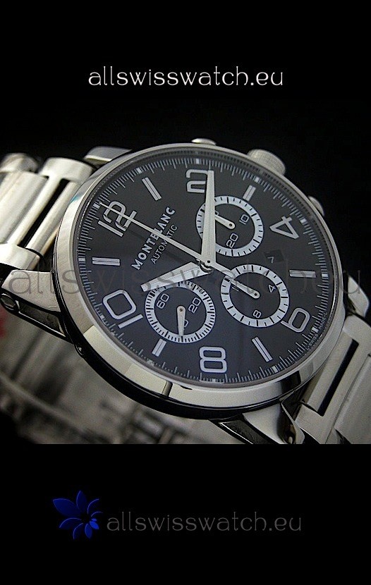 IMG_9086 Mont Blanc Meisterstuck FlyBack chronometer in Steel Casing 3
