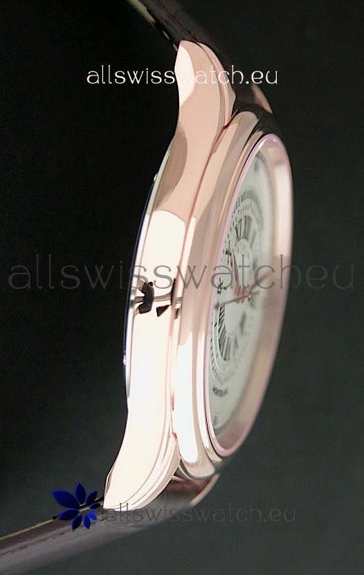 IMG_9086 Montblanc Pure Mechanique Horlogere Rose Gold in Mop White Dial 3