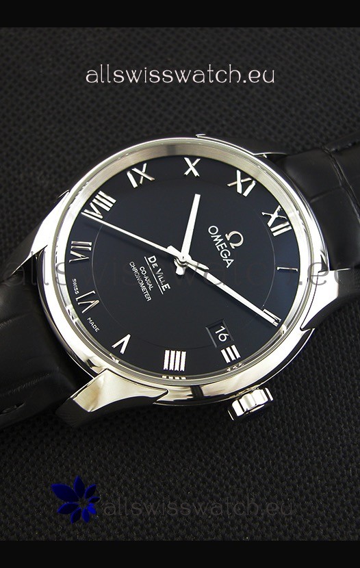 IMG_9086 Omega De-Ville Annual Calendar Co-Axial1:1 Mirror Edition in Black Dial 3
