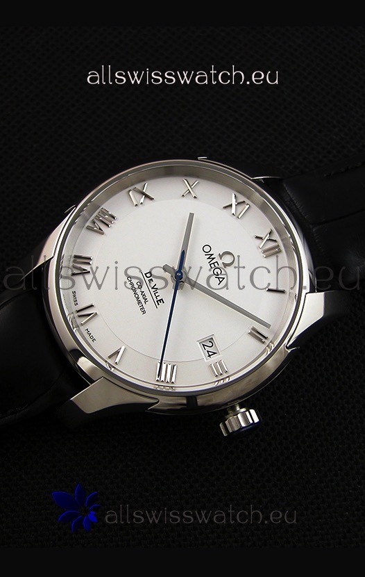 IMG_9086 Omega De-Ville Annual Calendar Co-Axial1:1 Mirror Edition in White Dial 3