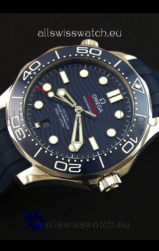 IMG_9086 Omega Seamaster 300M Co-Axial Master Chronometer BLUE 1:1 Mirror 3