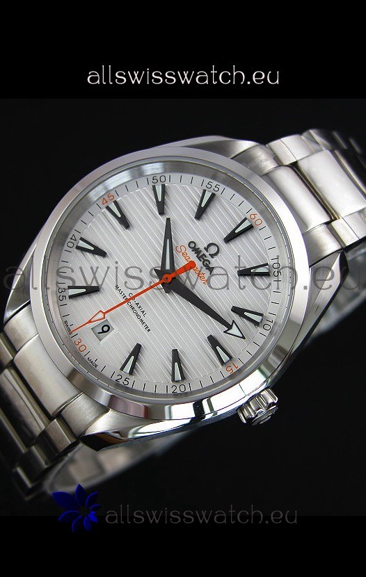 IMG_9086 Omega Seamaster Aqua Terra Co-Axial Stainless Steel Strap 1:1 Mirror 3