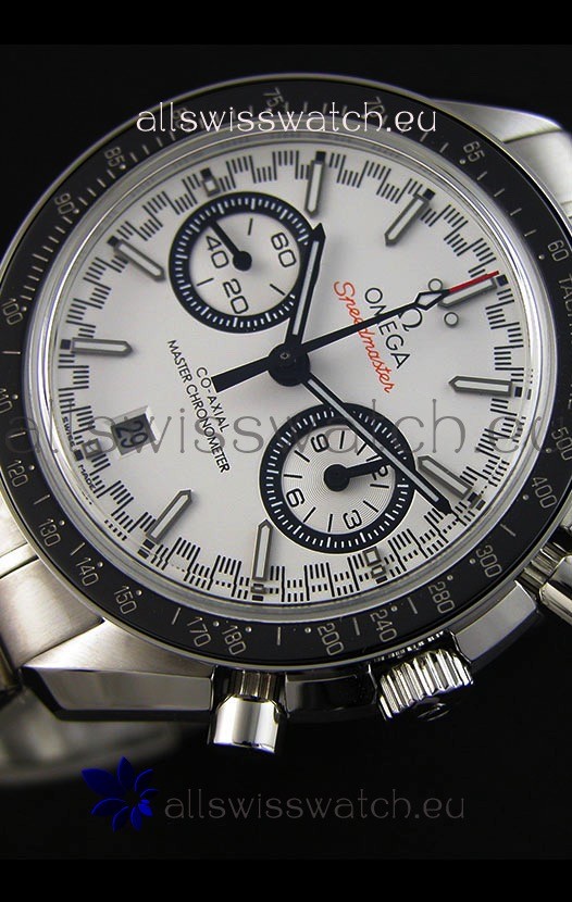 IMG_9086 Omega Speedmaster Racing Co-Axial Master ChronographWhite Dial 3