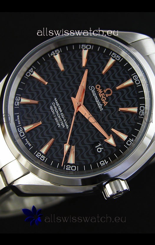IMG_9086 Omega Seamaster Aqua Terra Co-Axial Black Limited Edition 1:1 Mirror 3