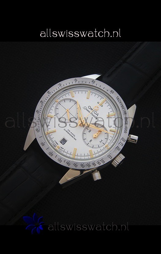 Omega Speedmaster 57 Co-Axial Chronograph in Leather Strap 3
