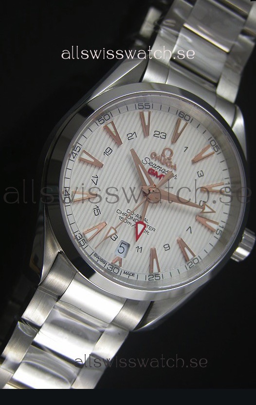 IMG_9086 Omega Seamaster COAX GMT Stainless Steel in White Dial 3