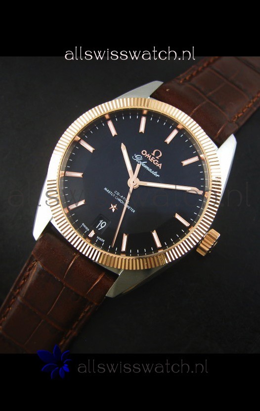 IMG_9086 Omega Globemaster Co-Axial Two Tone Case - 1:1 Mirror 3