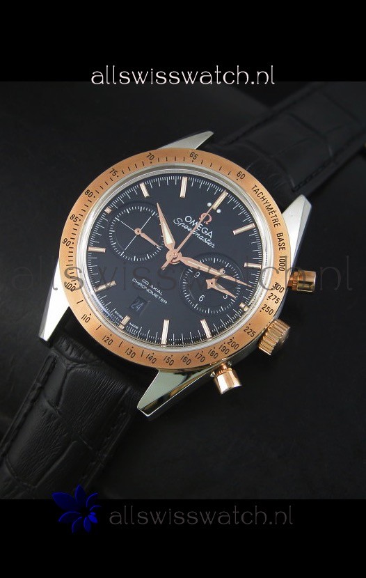 IMG_9086 Omega Speedmaster Moon Co-Axial Two Tone Case - 1:1 Mirror 3