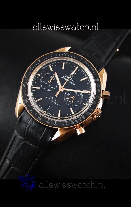 IMG_9086 Omega Speedmaster Moon Co-Axial Rose Gold Case 3