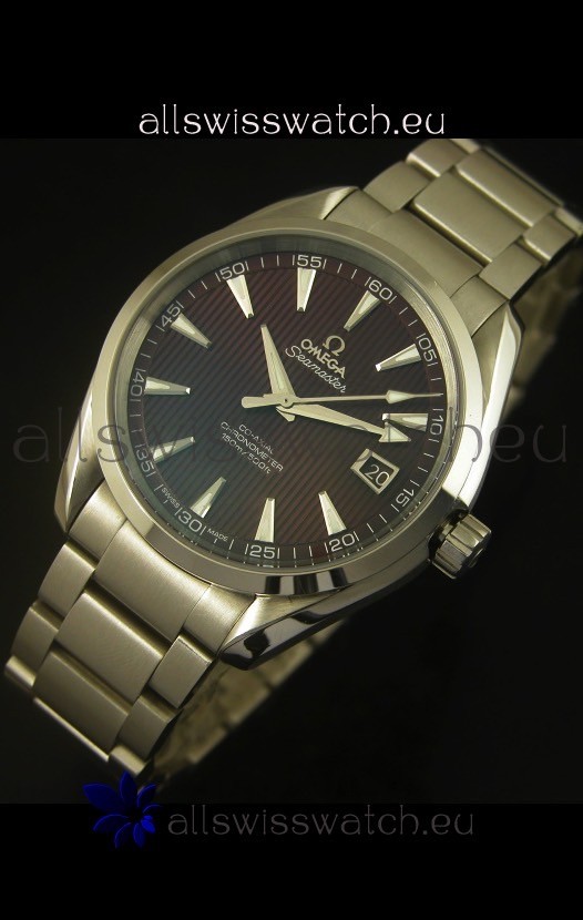 Omega Seamaster Aqua Terra Co-Axial Black Dial 3